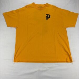 Primitive Skateboarding Yellow P Logo‎ Cotton T-Shirt Mens 2XL